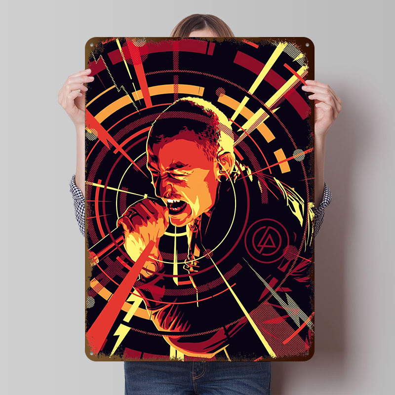 Home Decor Vector - Affiche en métal avec art vectoriel