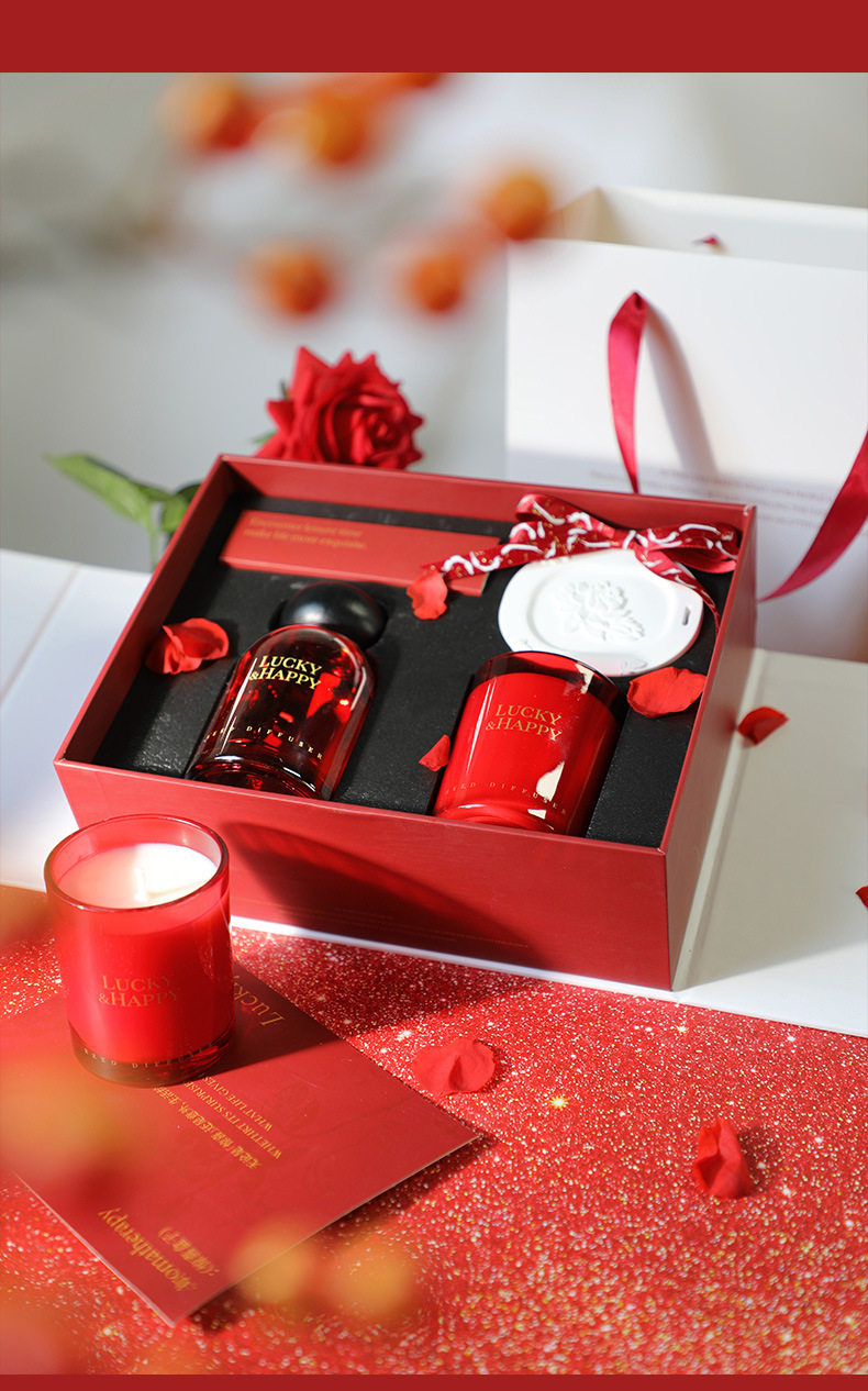 Scented Candle Set - Coffret cadeau de bougies parfumées, ensemble