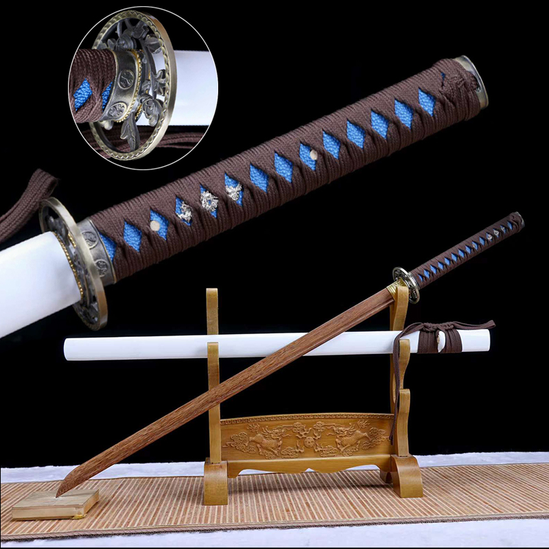 Home Decor White - Épée d'entraînement personnalisée, décoration d'intérieur, katana