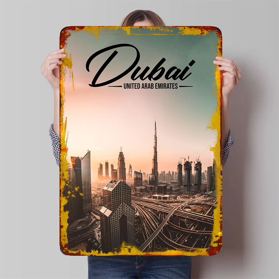 Home Decor Uae - Art mural en métal de paysage