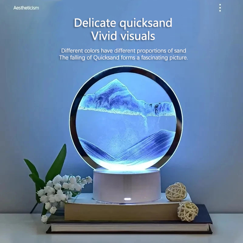 Sand Art Picture - Lampe LED 3D Paysage Sable 16