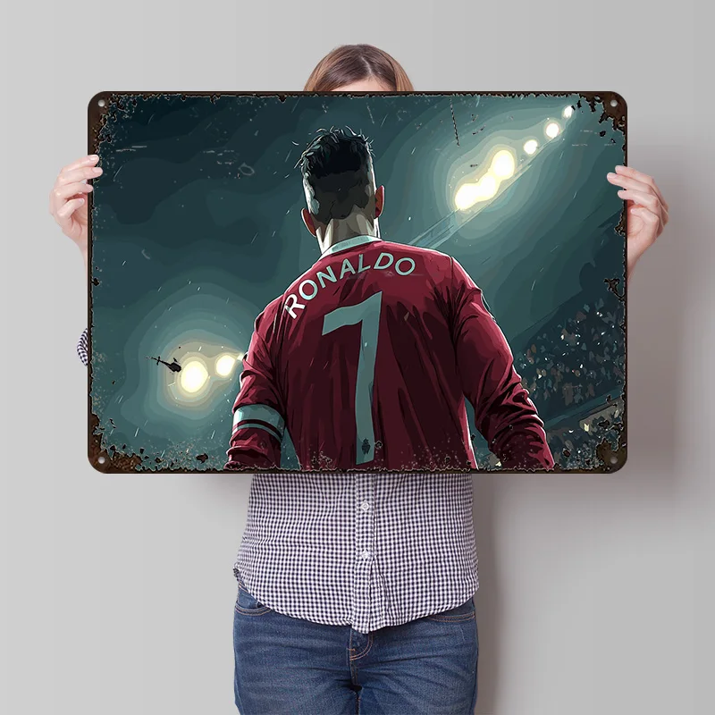 Home Decor Vector - Affiche en métal 3D légèrement embossée