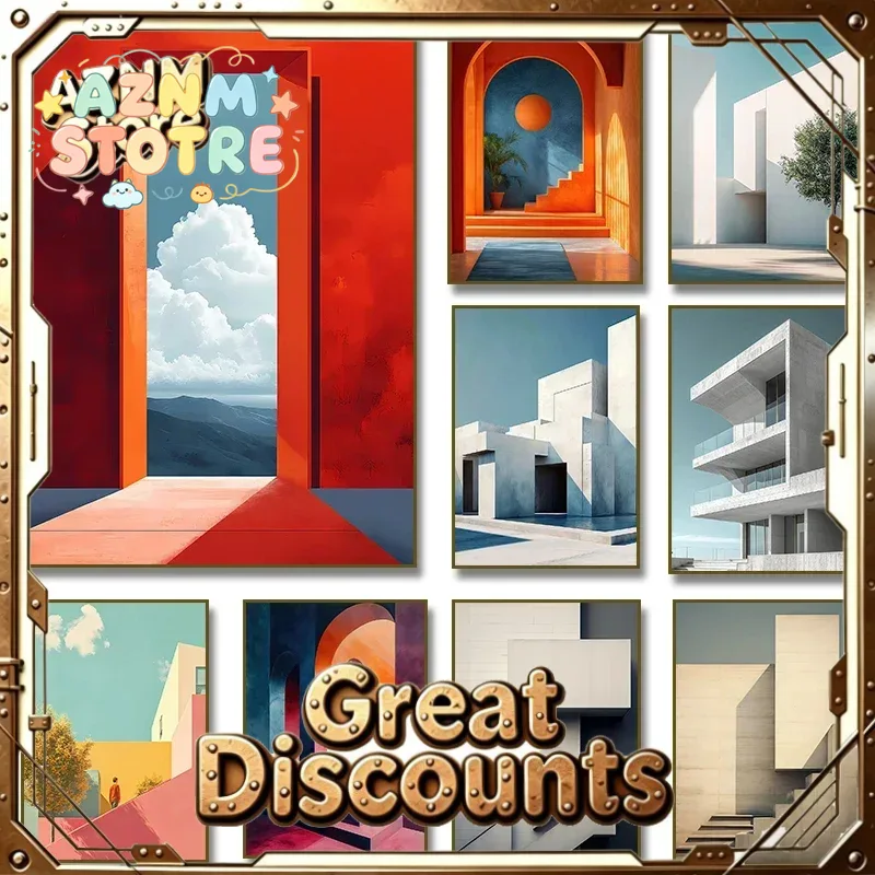 Home Decor Interior - Affiche abstraite sans cadre sur toile,