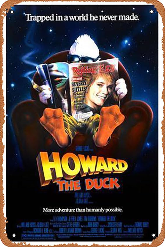 Home Decor Duck - Affiche en métal - HOWARD THE