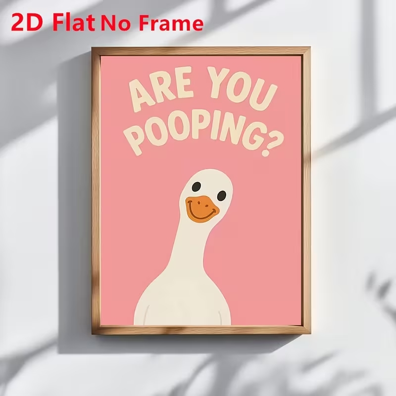 Home Decor Duck - Impression sur toile moderne avec citations