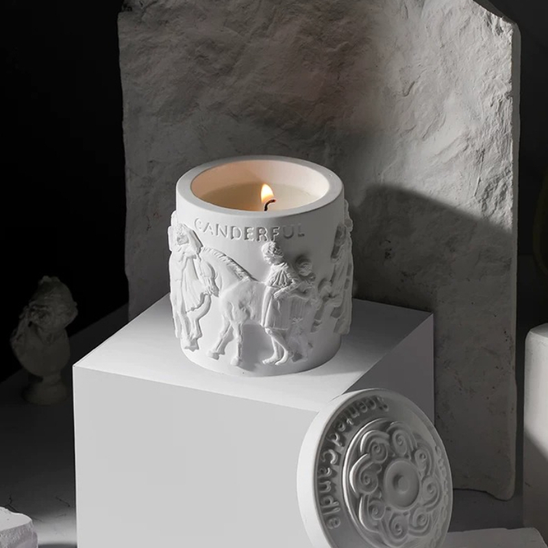 Scented Candle Set - Coffret Cadeau Bougie Parfumée, Ensemble d'Aromathérapie