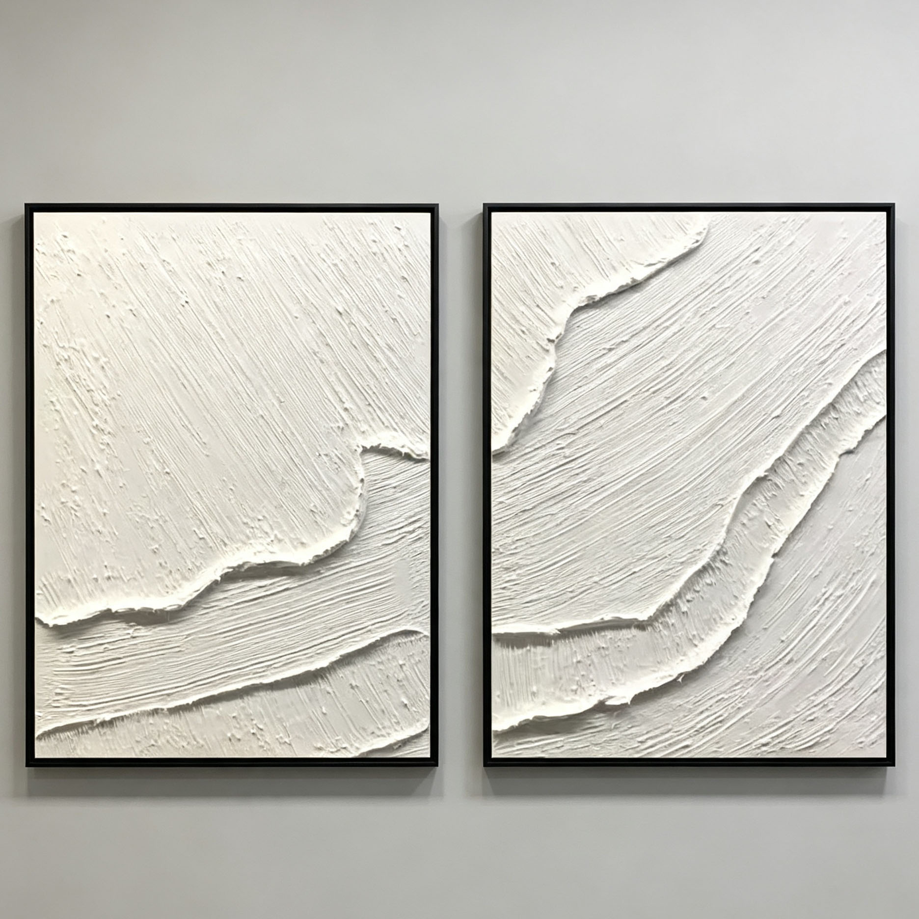 Peinture à l'huile abstraite 3 - Home Decor White avis et prix