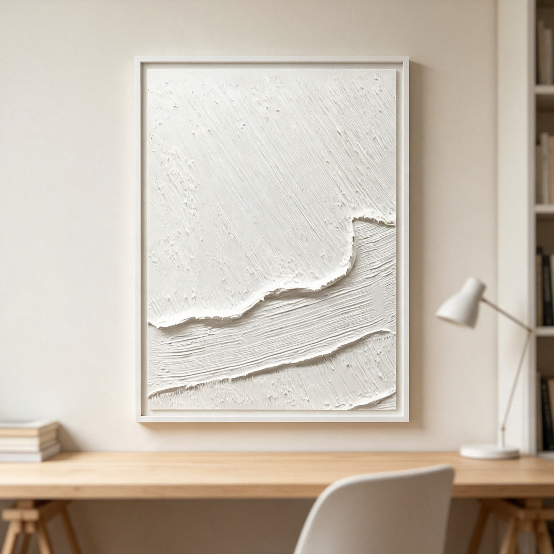 Peinture à l'huile abstraite 3 - Home Decor White avis et prix