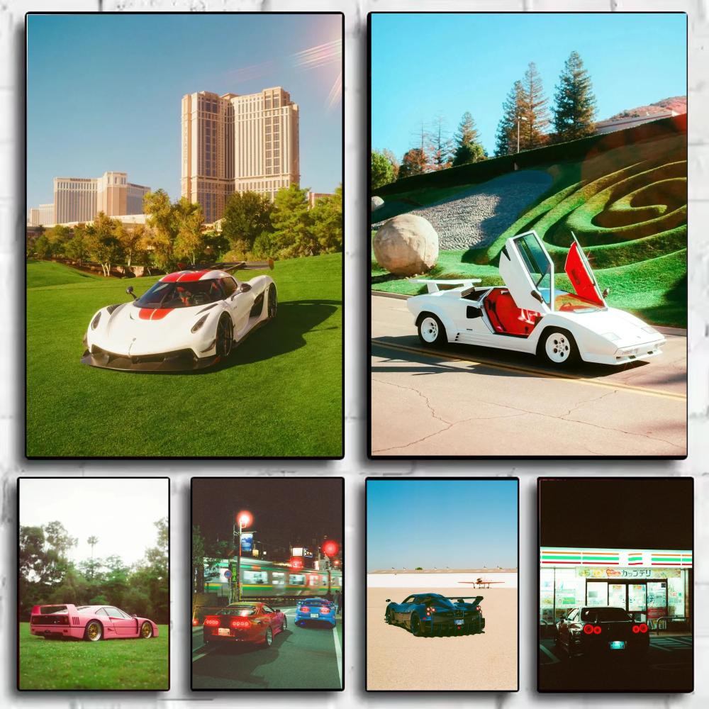 Affiche de voiture de luxe Cha - Home Decor Japandi Style avis et prix
