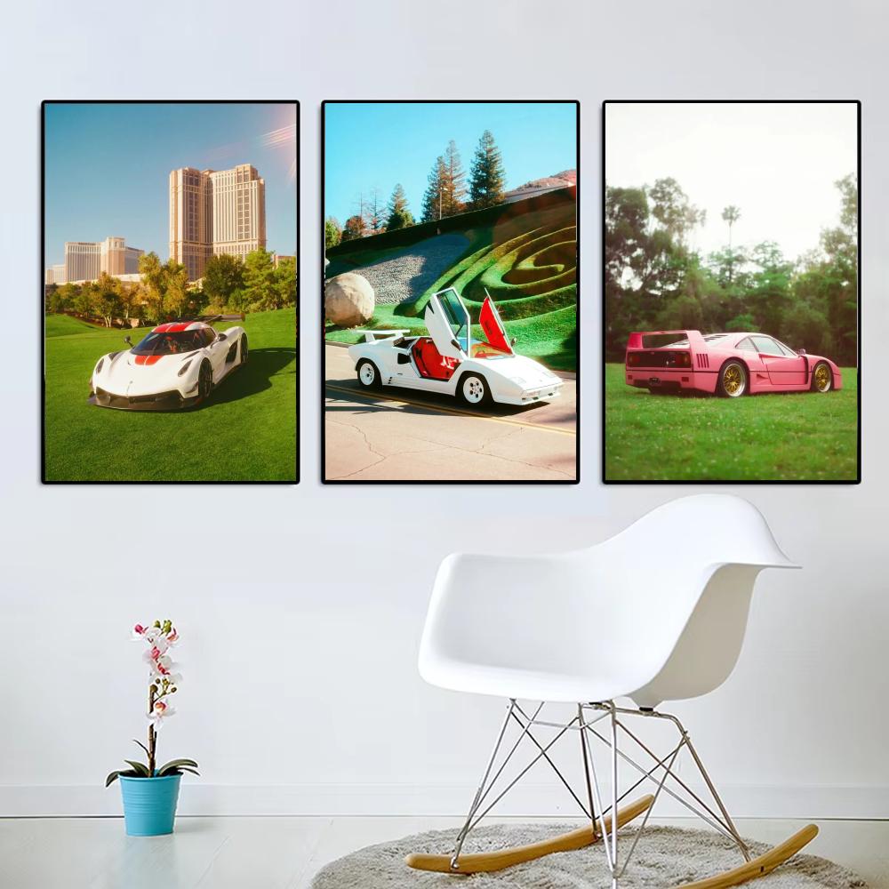 Affiche de voiture de luxe Cha - Home Decor Japandi Style avis et prix