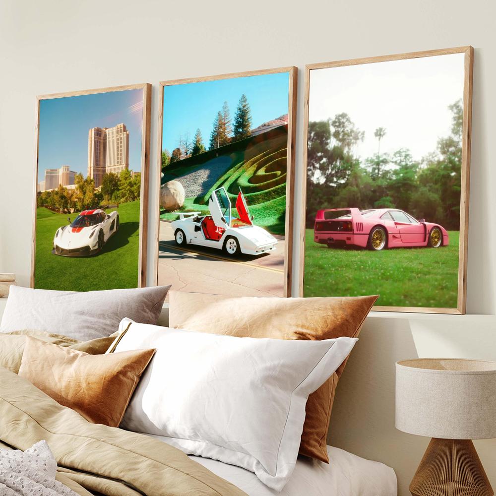 Affiche de voiture de luxe Cha - Home Decor Japandi Style avis et prix