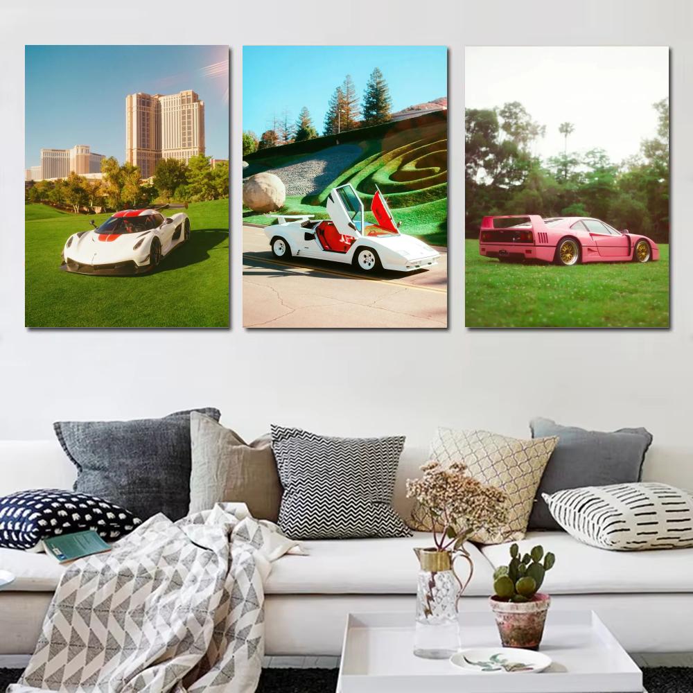 Affiche de voiture de luxe Cha - Home Decor Japandi Style avis et prix