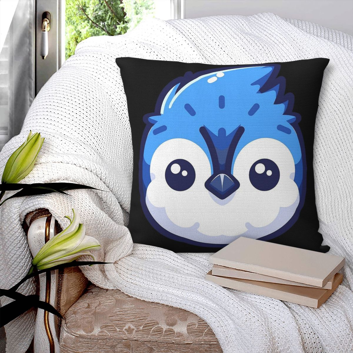 Housse de coussin carrée motif - Home Decor Vector avis et prix