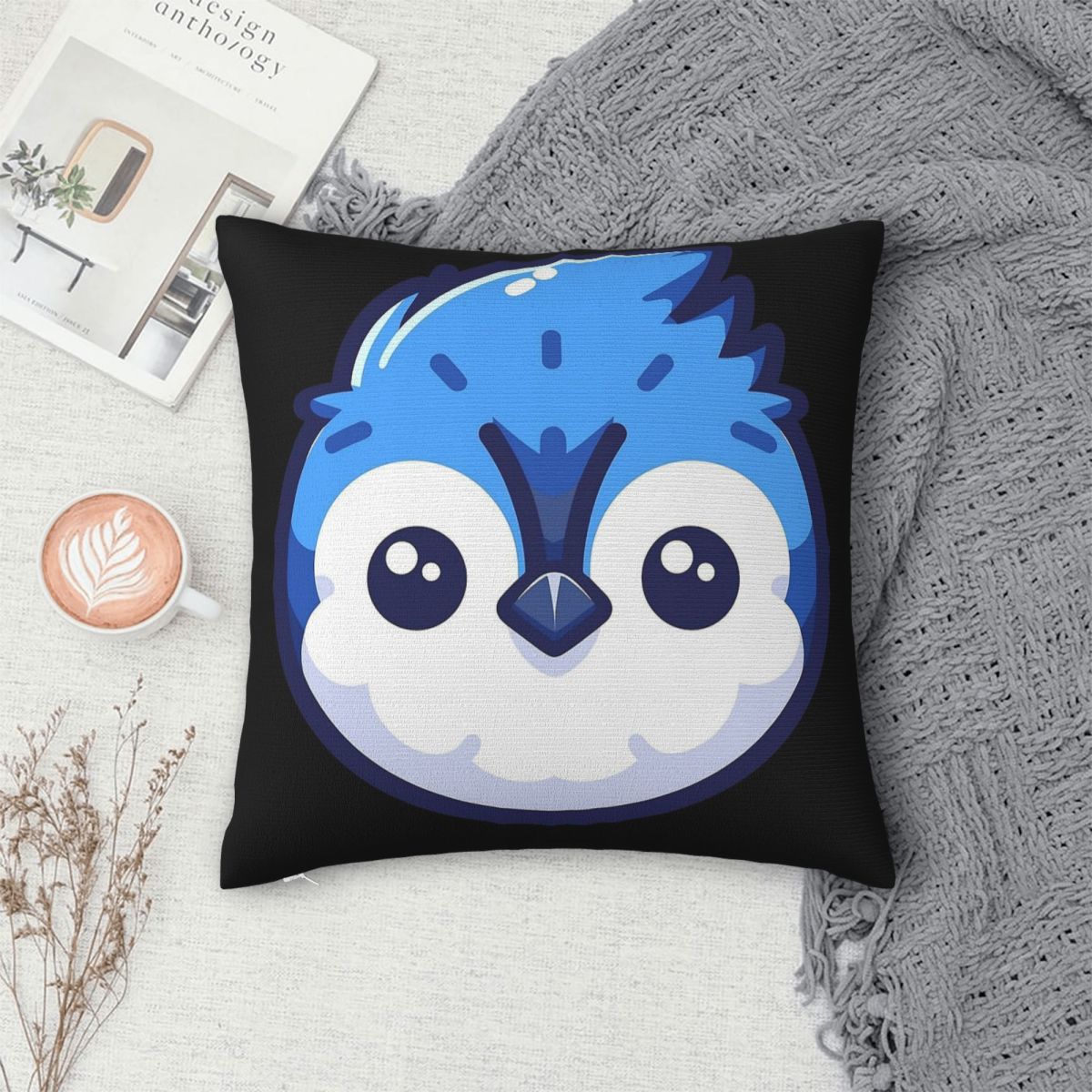 Housse de coussin carrée motif - Home Decor Vector avis et prix