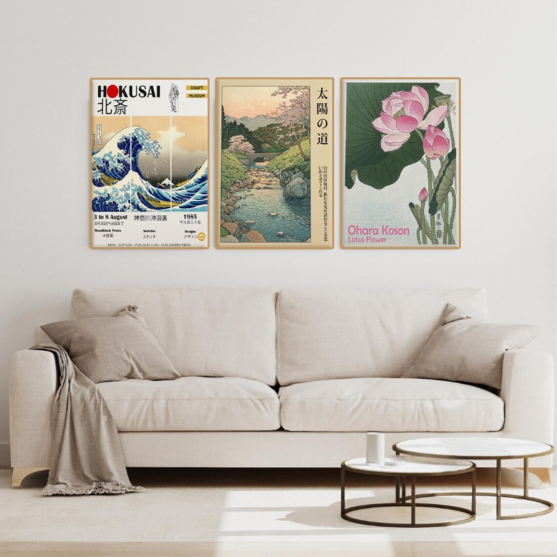 Affiche d'exposition japonaise - Home Decor Japandi Style avis et prix