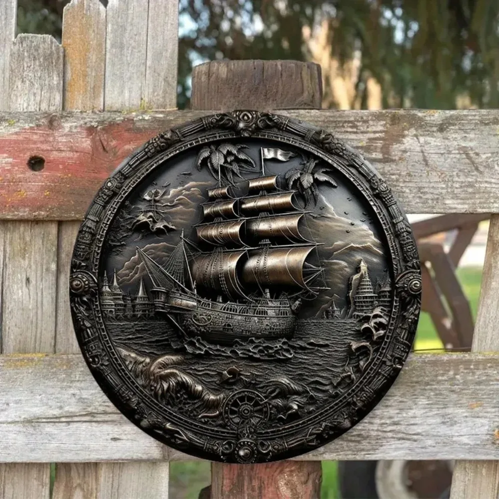 Art mural en métal de bateau p - Home Decor Shop avis et prix