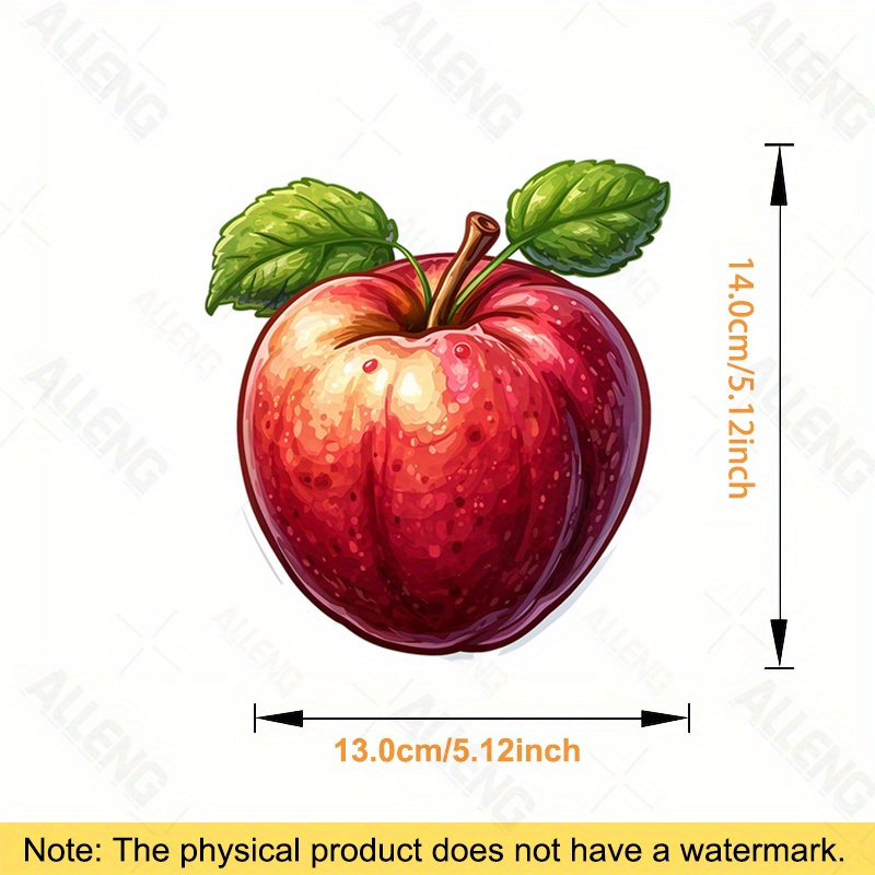 Sticker graphique pomme rouge  - Home Decor Vector avis et prix