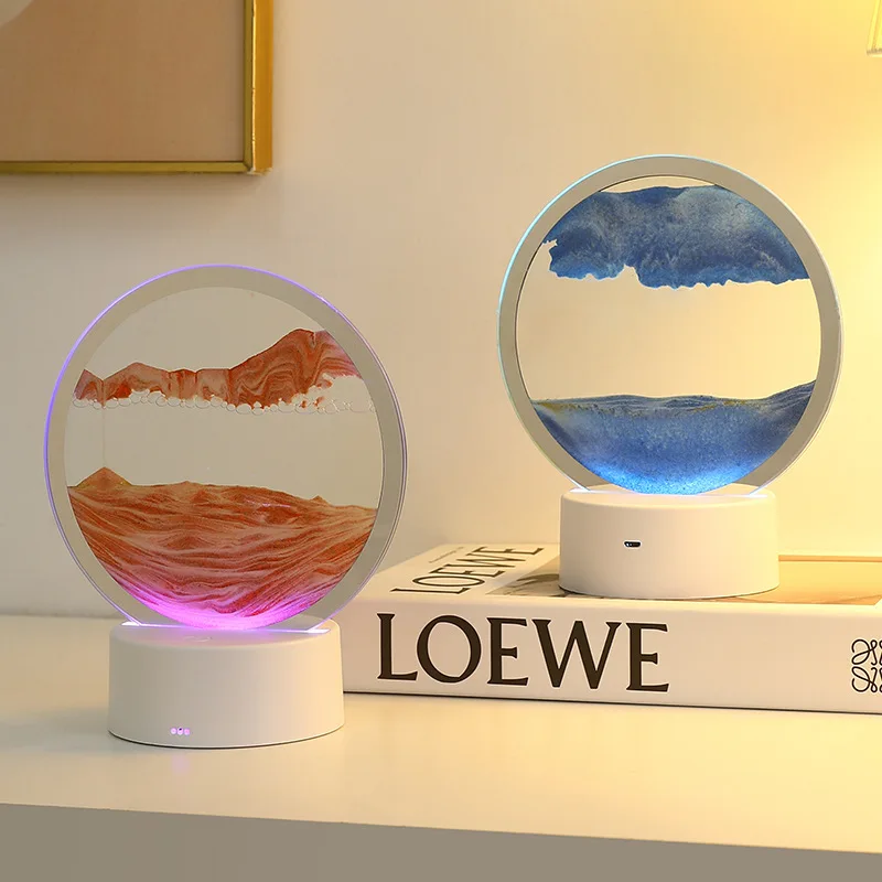 Lampe LED 3D Paysage Sable 16  - Sand Art Picture avis et prix