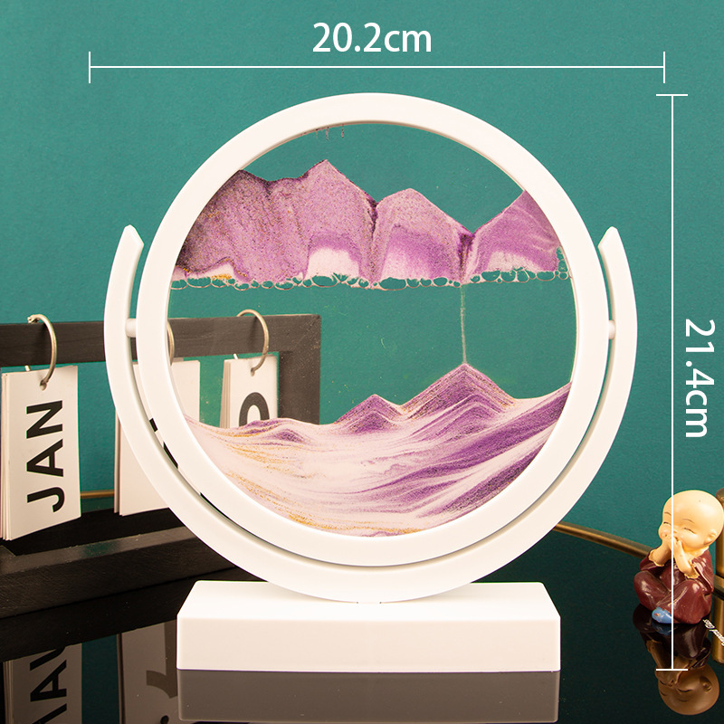 Sablier 3D en verre dynamique, - Sand Art Picture avis et prix