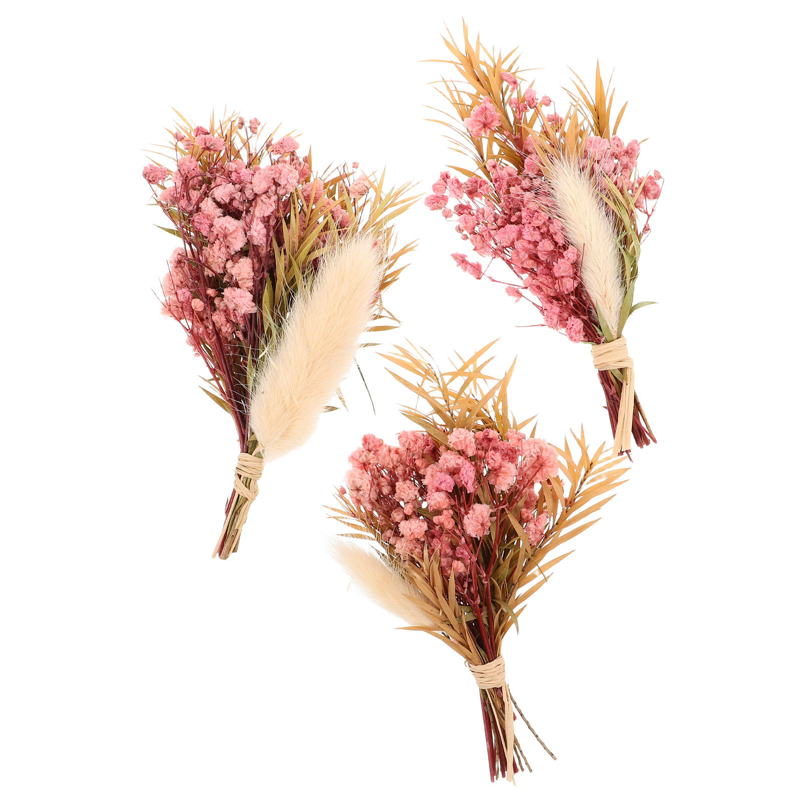 Lot de 3 mini-bouquets de fleu - Dried Flower Bouquet avis et prix