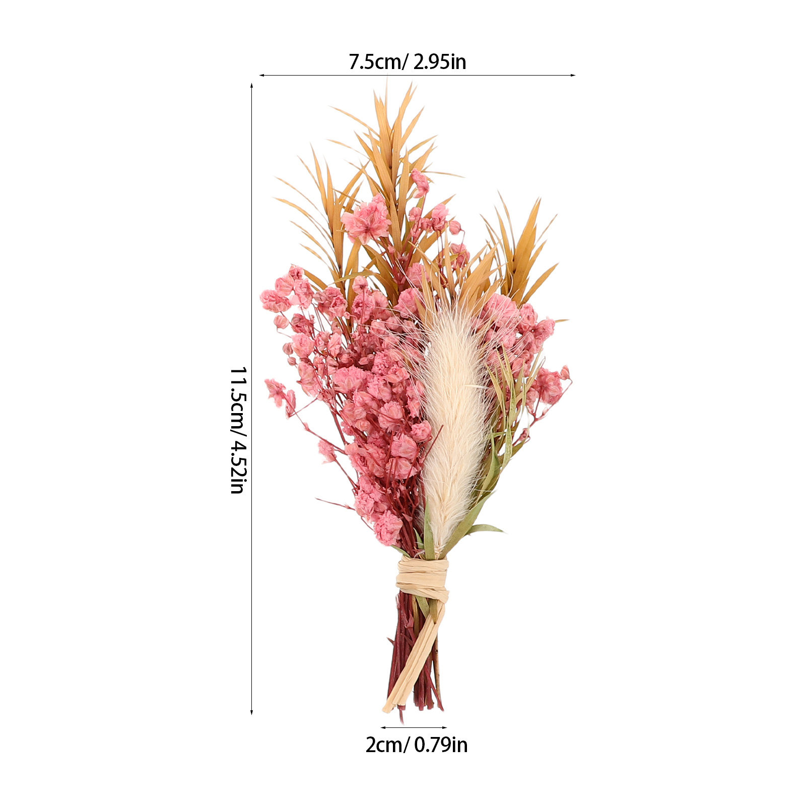 Lot de 3 mini-bouquets de fleu - Dried Flower Bouquet avis et prix