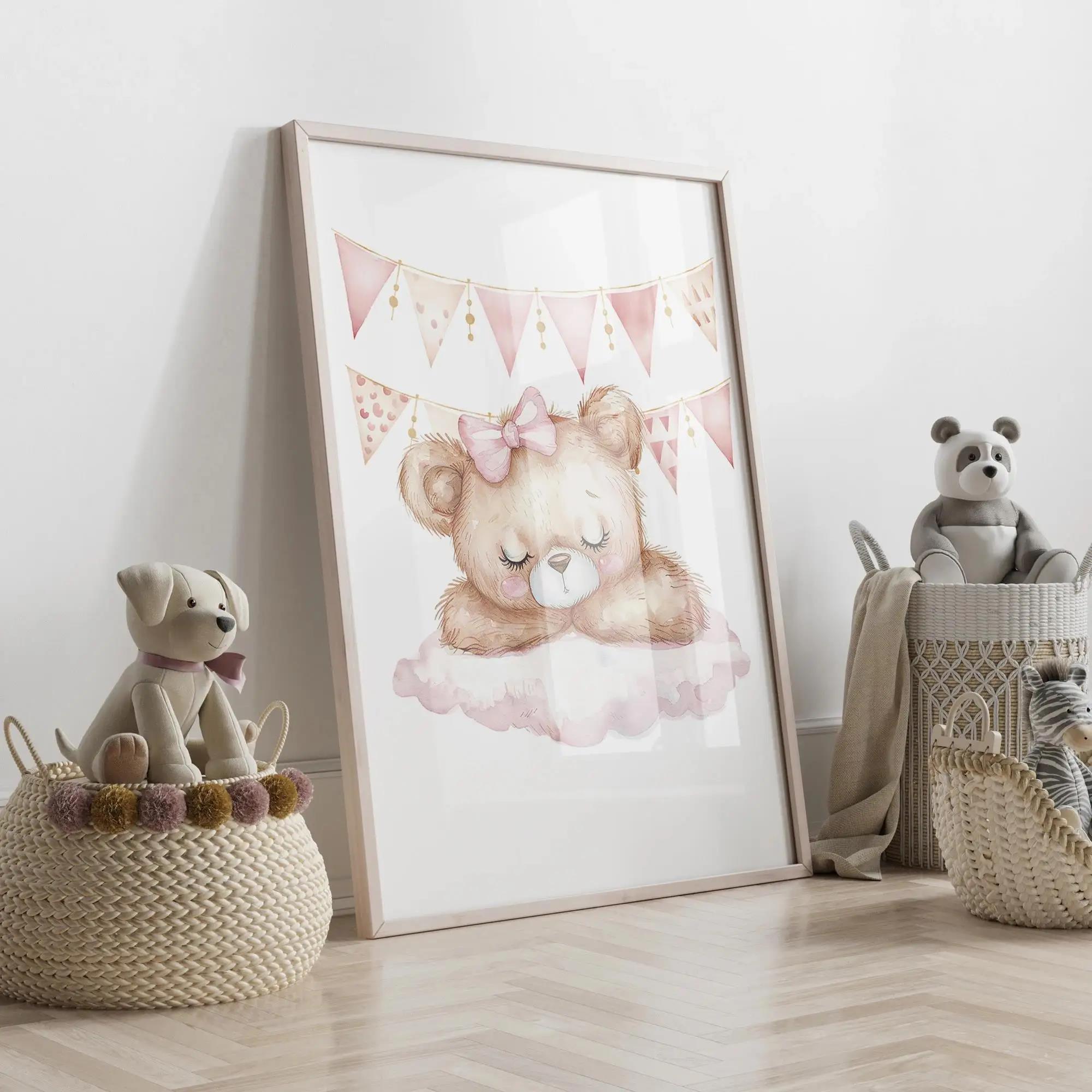 Carrousel ours de rêve rose, t - Home Decor Nepal avis et prix