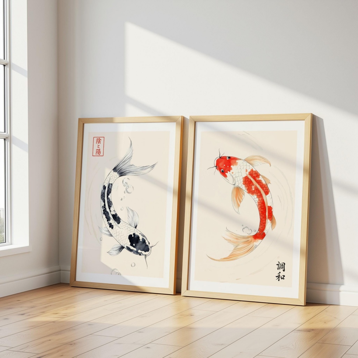 Lot de 2 affiches sur toile Po - Home Decor Japandi Style avis et prix