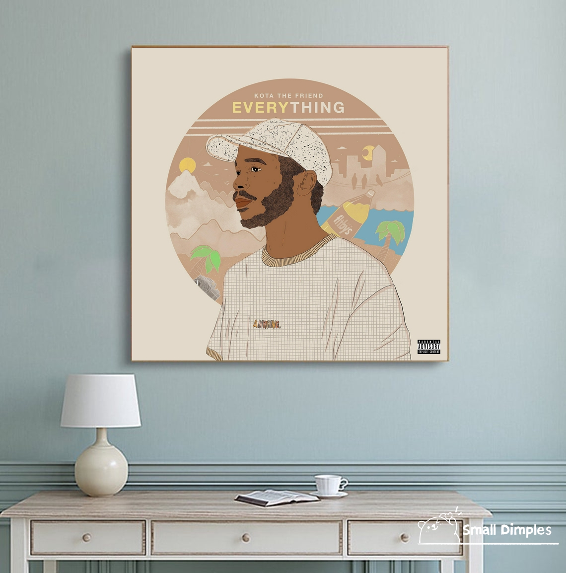 Affiche d'album de musique «to - Home Decor Kota avis et prix