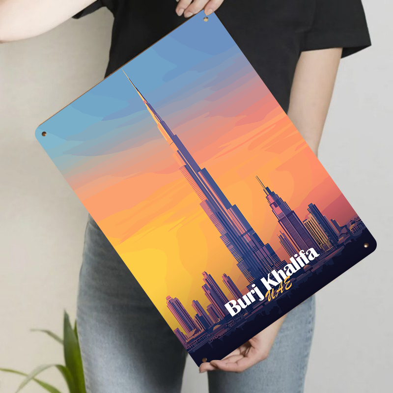Burj Khalifa – peinture murale - Home Decor Uae avis et prix
