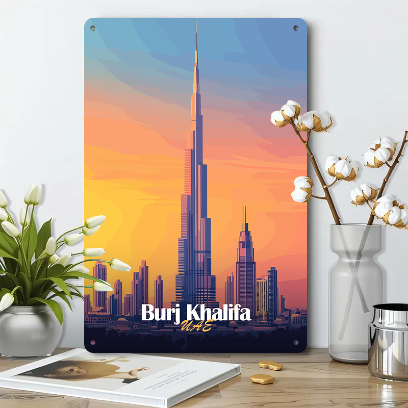 Burj Khalifa – peinture murale - Home Decor Uae avis et prix