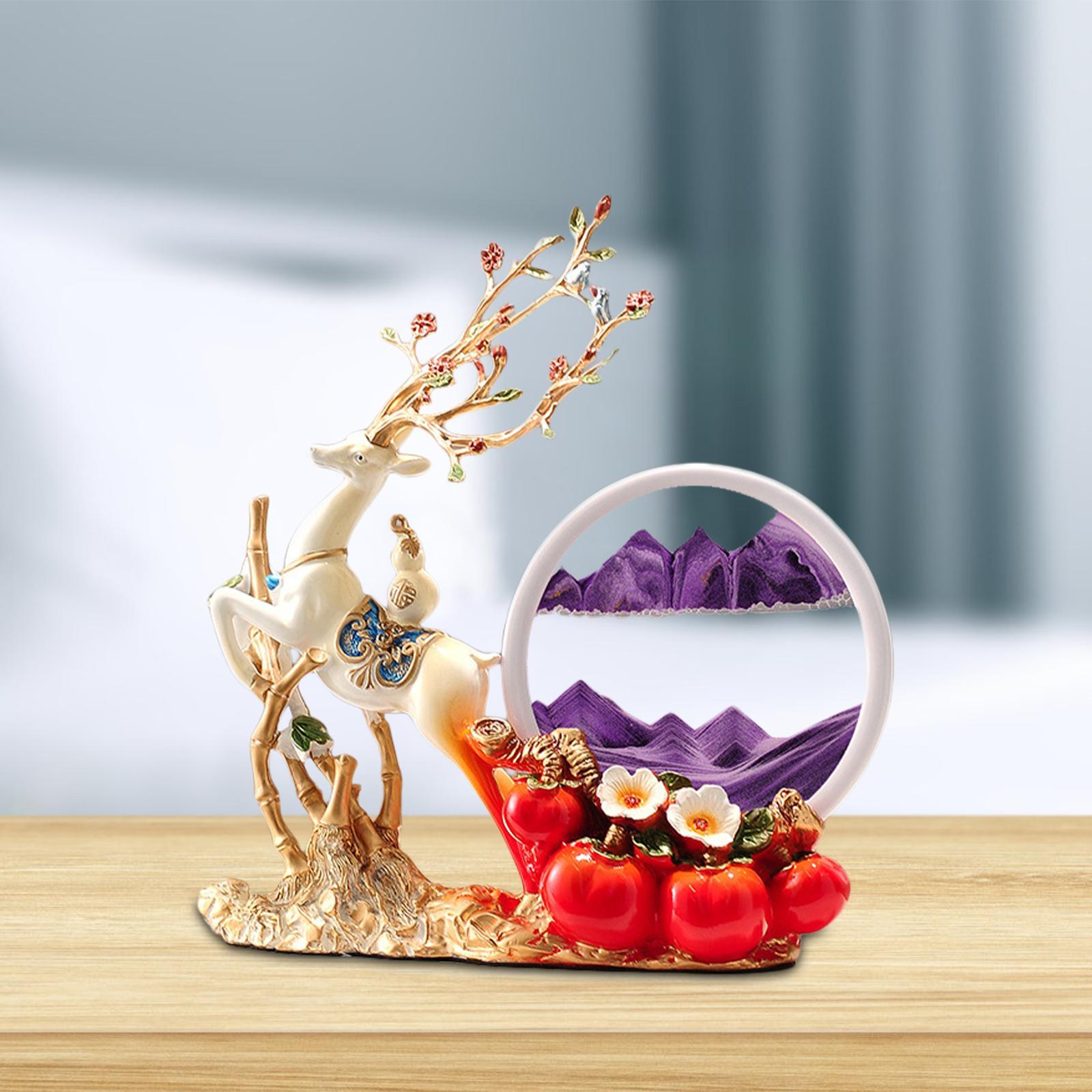 Figurine de cerf décorative en - Sand Art Picture avis et prix