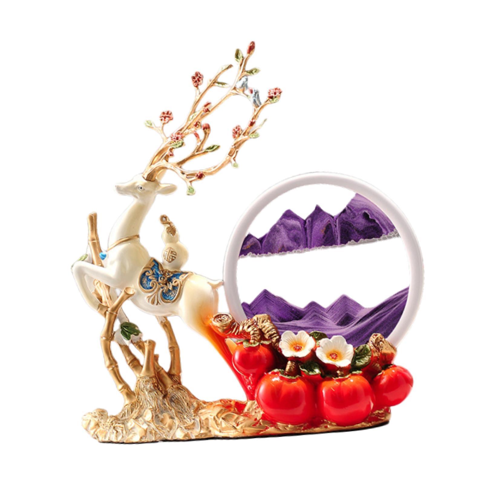 Figurine de cerf décorative en - Sand Art Picture avis et prix
