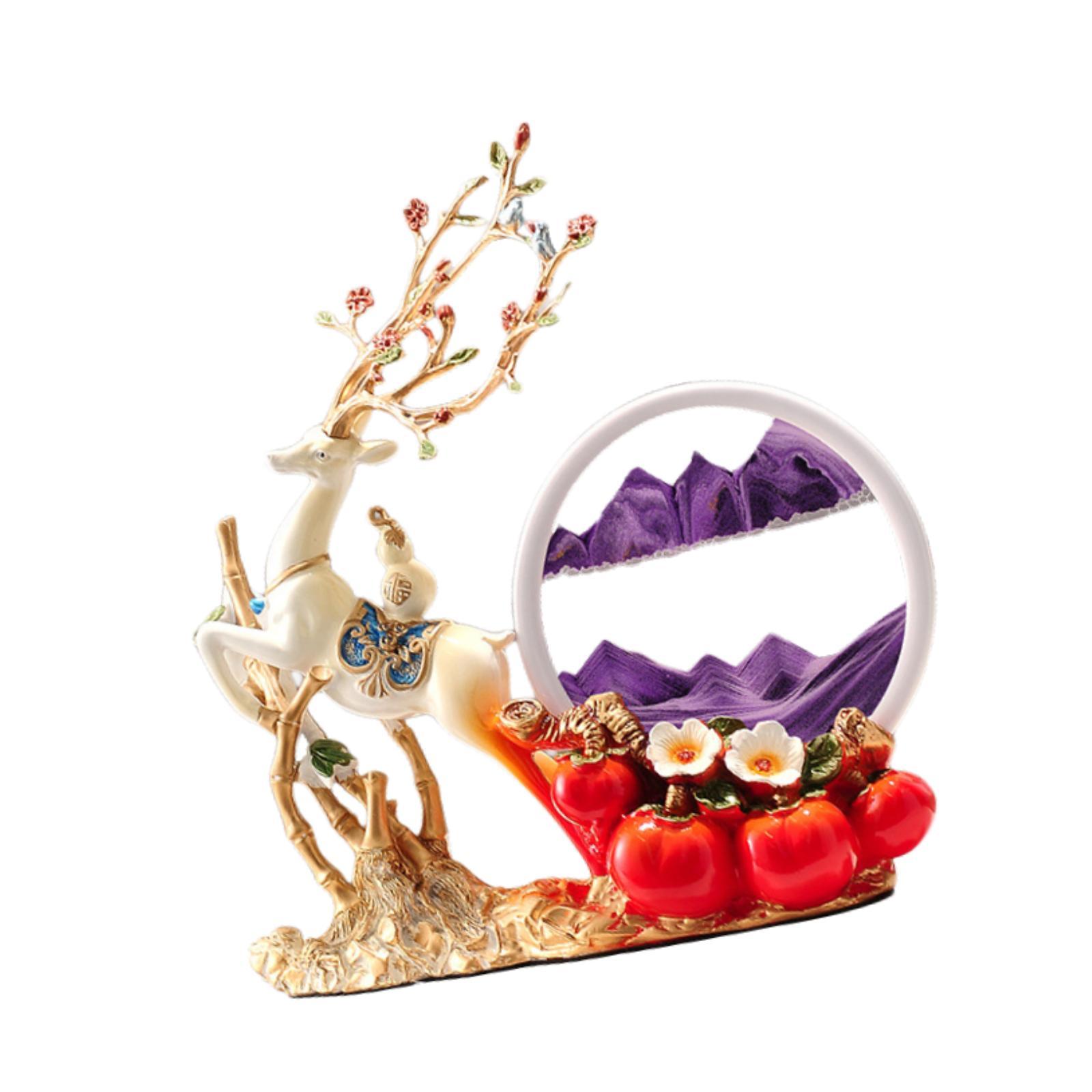 Figurine de cerf décorative en - Sand Art Picture avis et prix