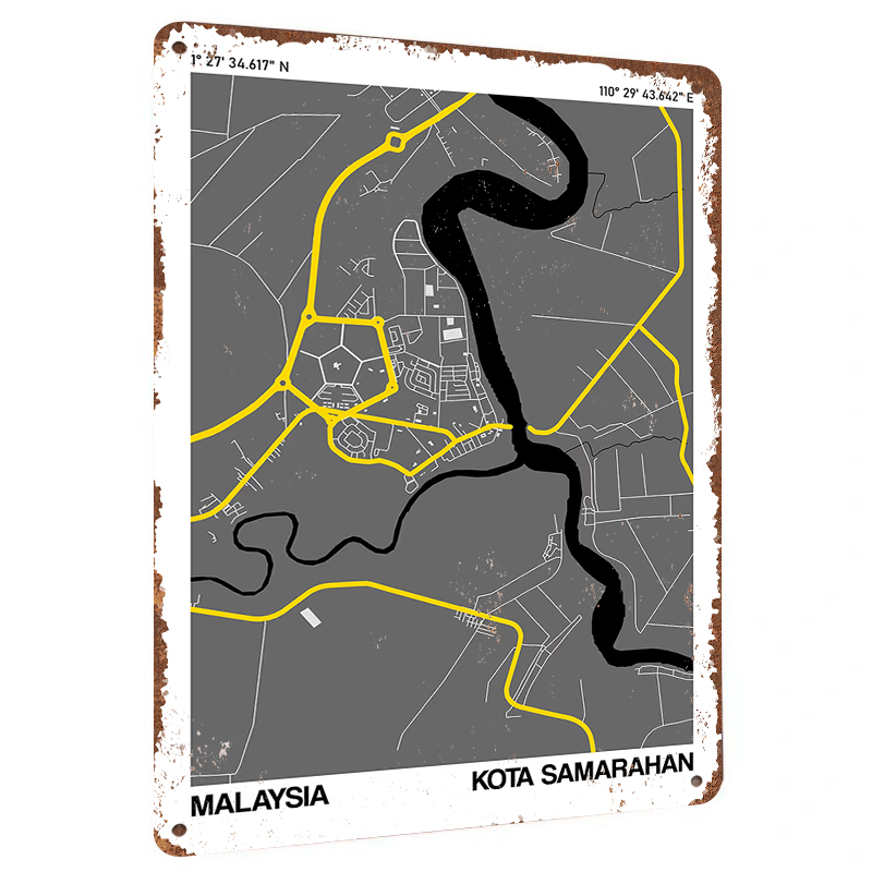 Kota Samarahan malaisie carte  - Home Decor Kota avis et prix