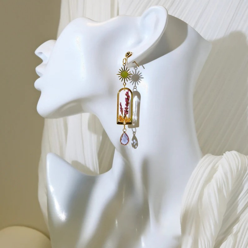 Boucles d'oreilles uniques en  - Dried Flower Bouquet avis et prix