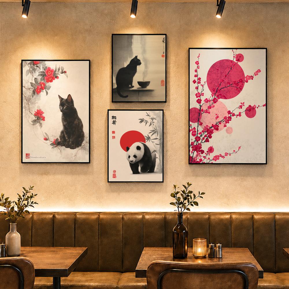 Affiche de style artistique J- - Home Decor Japandi Style avis et prix