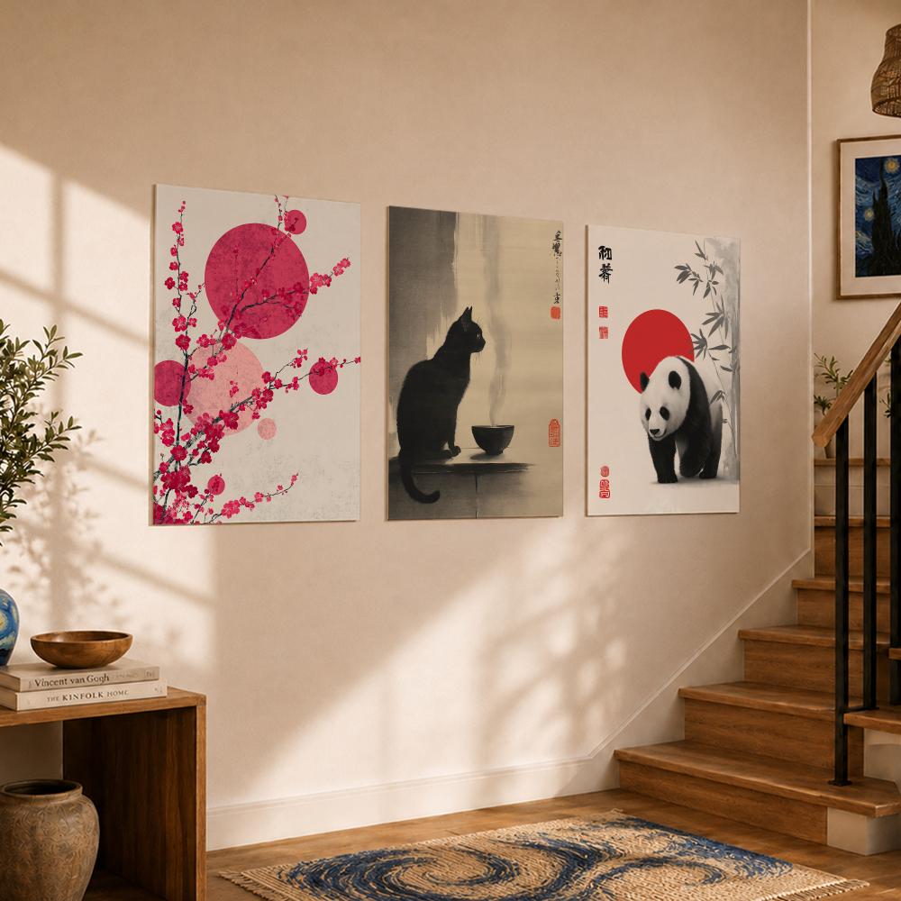 Affiche de style artistique J- - Home Decor Japandi Style avis et prix