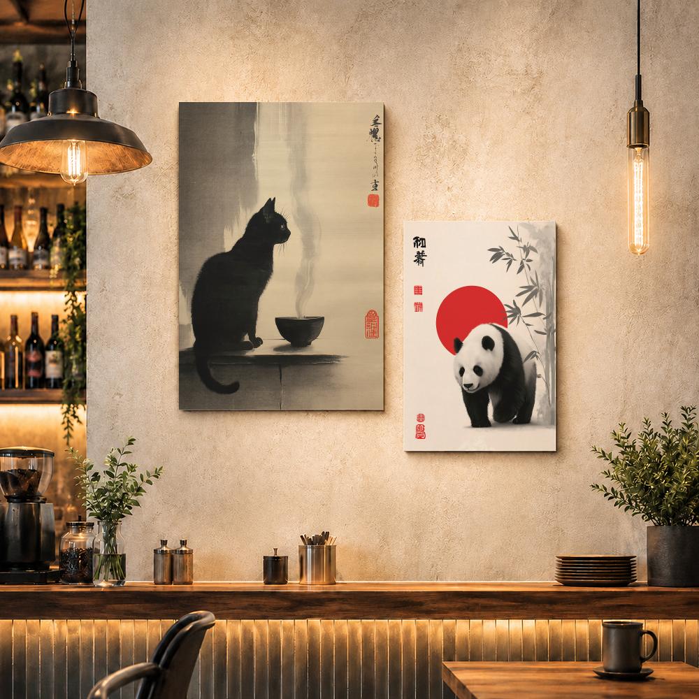 Affiche de style artistique J- - Home Decor Japandi Style avis et prix