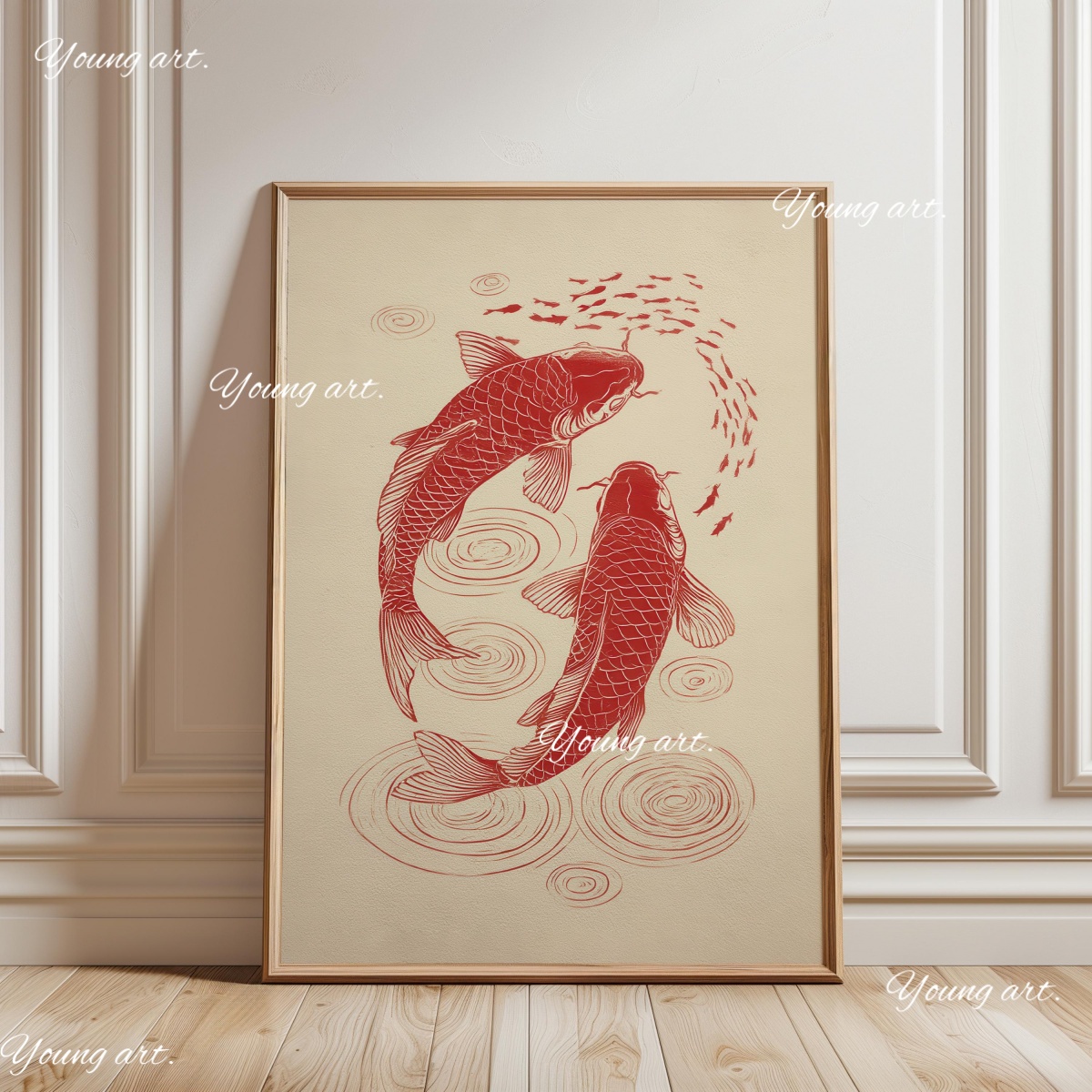 Affiches sur toile de poissons - Home Decor Japandi Style avis et prix