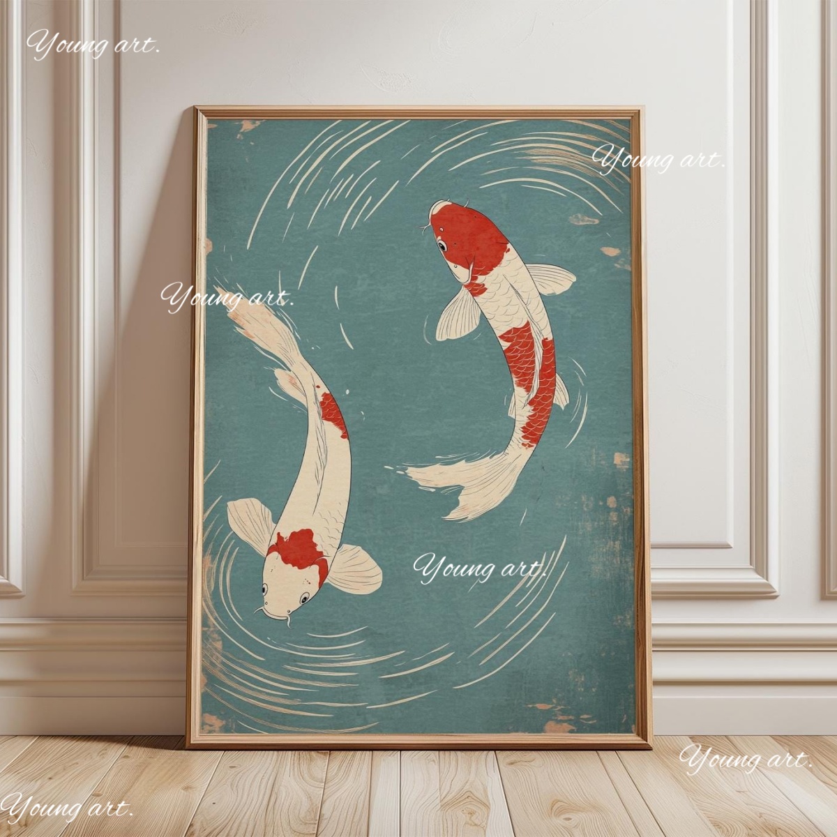 Affiches sur toile de poissons - Home Decor Japandi Style avis et prix