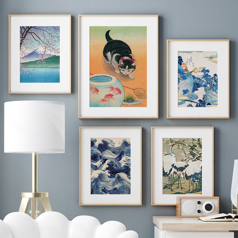 Peinture sur toile japonaise K - Home Decor Interior avis et prix