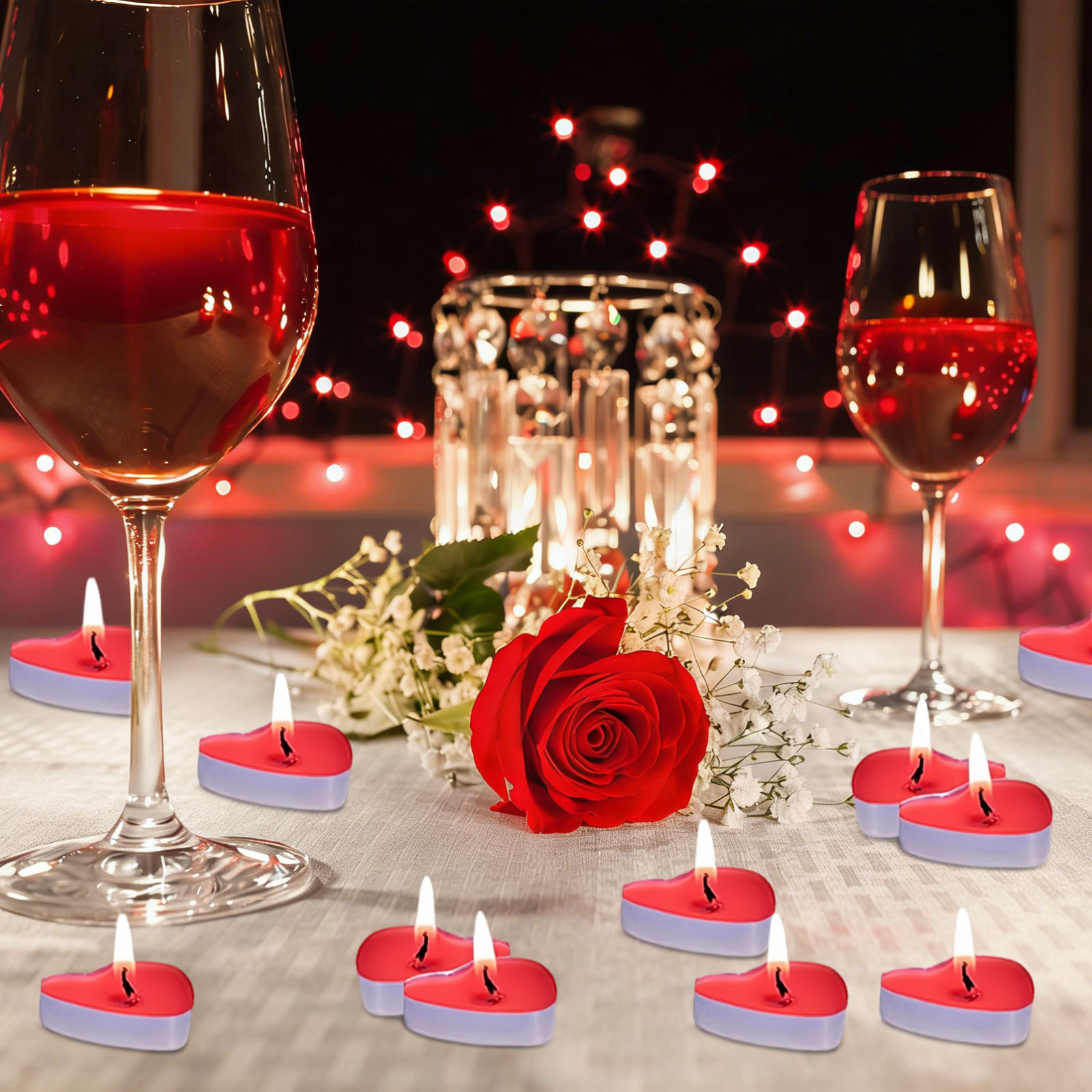 Bougies en forme de cœur, 50 p - Scented Candle Set avis et prix