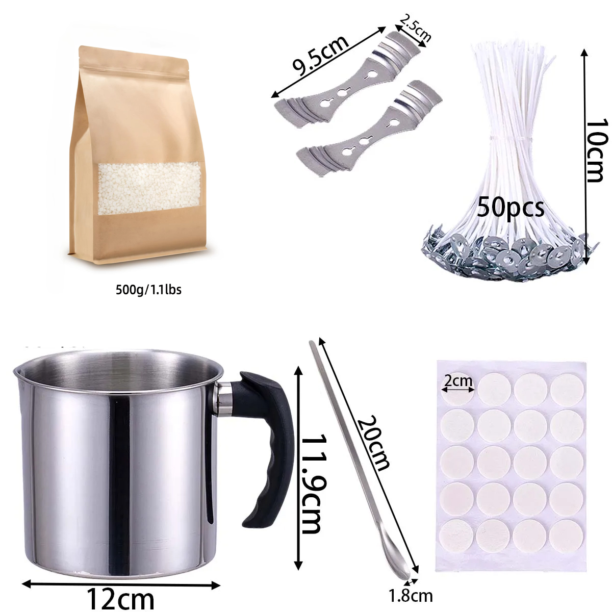 Kit d'outils pour la fabricati - Scented Candle Set avis et prix