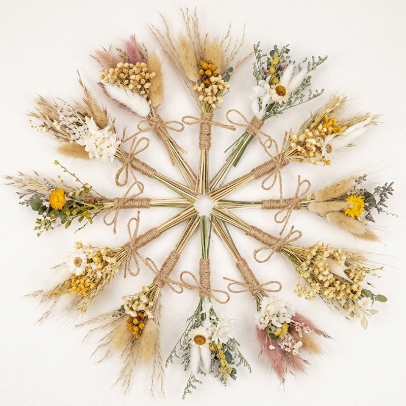 Mini Bouquet de Fleurs Séchées - Dried Flower Bouquet avis et prix