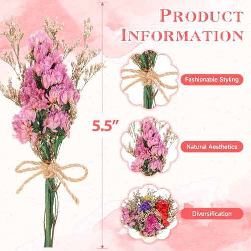 Mini Bouquet de Fleurs Séchées - Dried Flower Bouquet avis et prix