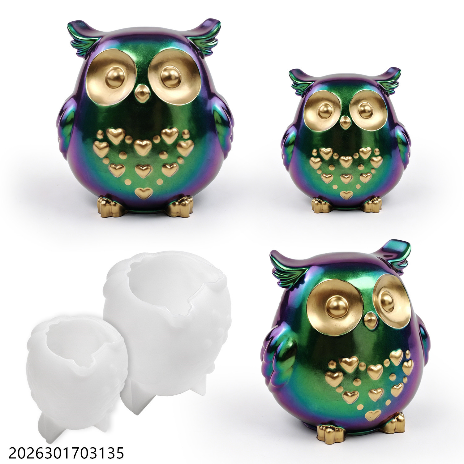Moule en silicone Hibou 3D en  - Scented Candle Set avis et prix