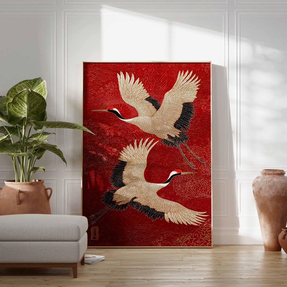 Affiche imprimée sur toile de  - Home Decor Japandi Style avis et prix